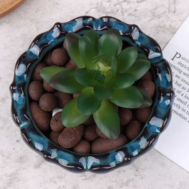1 Piece 10*3.4cm Purple Sand Flower Pot With Holes Breathable Plant Home Decoration Ornaments Горшки Для Бонсай С Отверстиями Peaceful Pleasures Health and Wellness