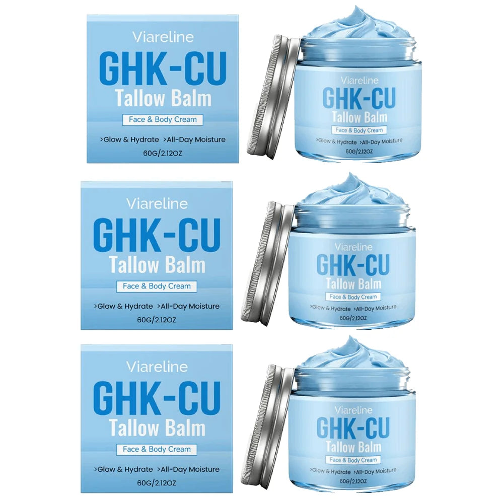 GHK-Cu Copper Peptide Blue Cream | Deep Hydration & Firming