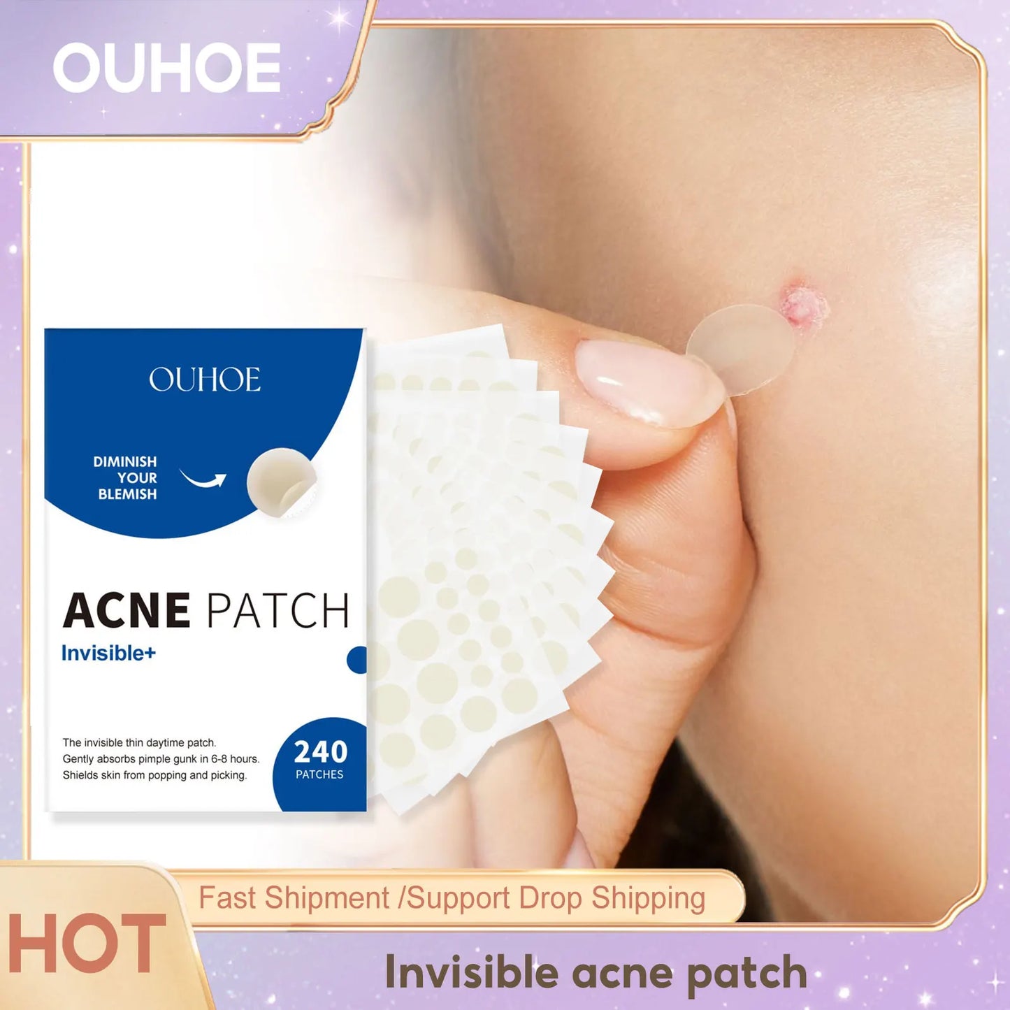 Invisible Acne Patches – Blemish Spot Stickers 240pc