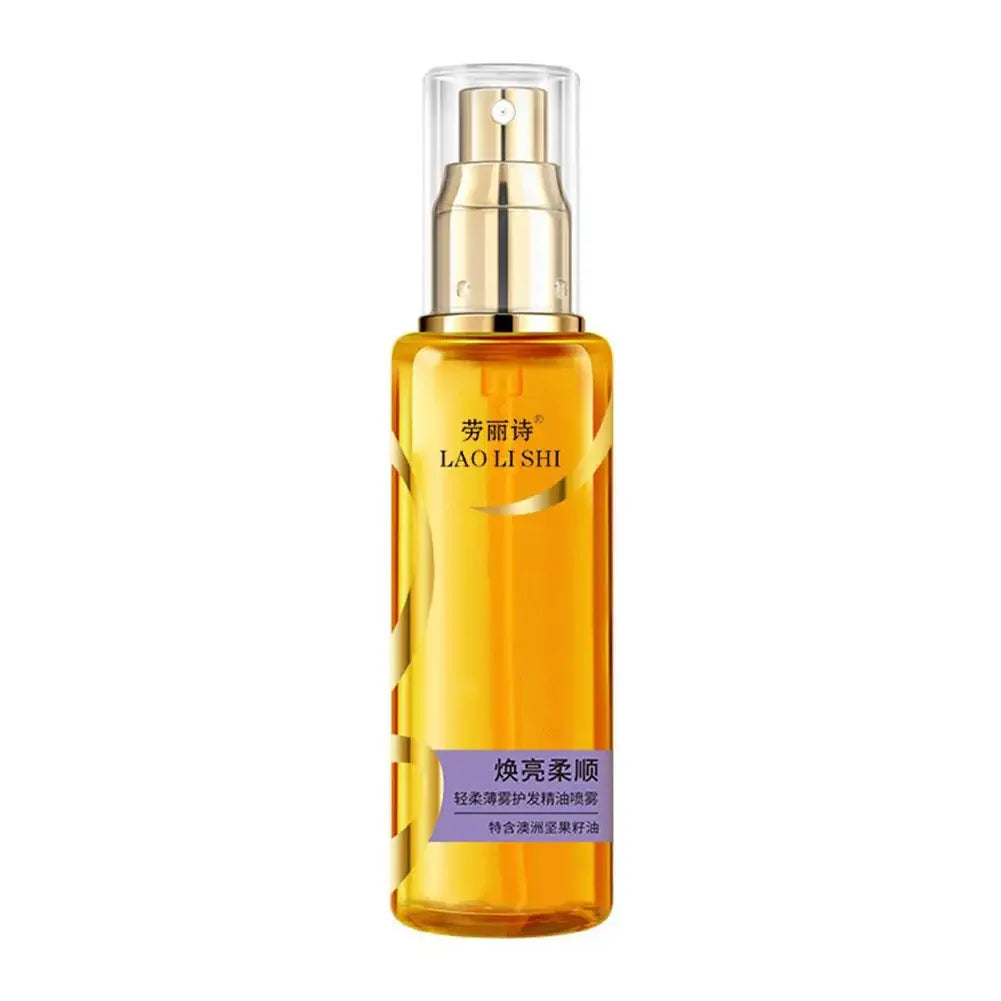 1/2/3PCS Shine Hair Serum for Dry Hair,Lightweight Hair Oil Hydrating Mist For Split Ends, Frizzy Hair & Flyaways,Hair Oil Spray Peaceful Pleasures Health and Wellness 1PCS