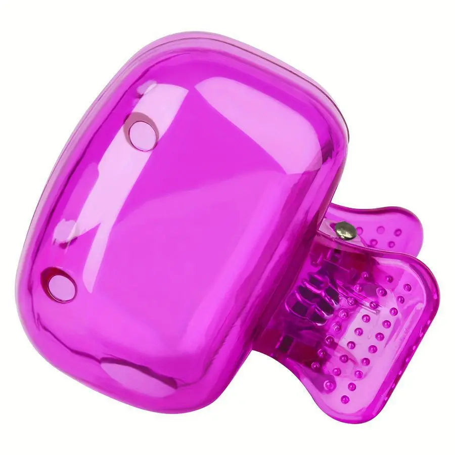 1PCS toothbrush storage clip travel essential toothbrush protective cover portable toothbrush case Peaceful Pleasures Health and Wellness C785-Purple 1pcs