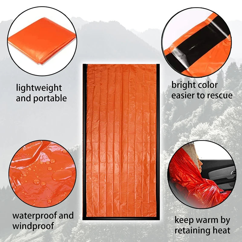 Mylar Emergency Bivvy Bag – Waterproof Survival Sleeping Bag