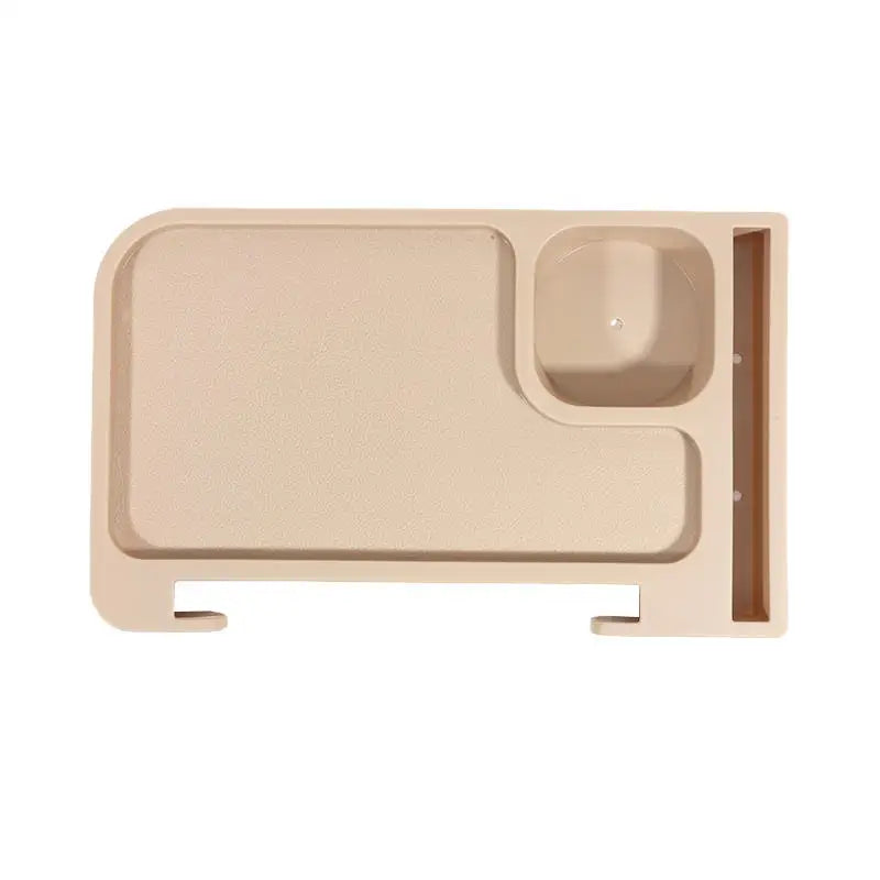 Universal Folding Camping Chair Side Tray Cup Holder for Outdoor Recliner Storage Organizer Portable Picnic Beach Accessory Peaceful Pleasures Health and Wellness khaki