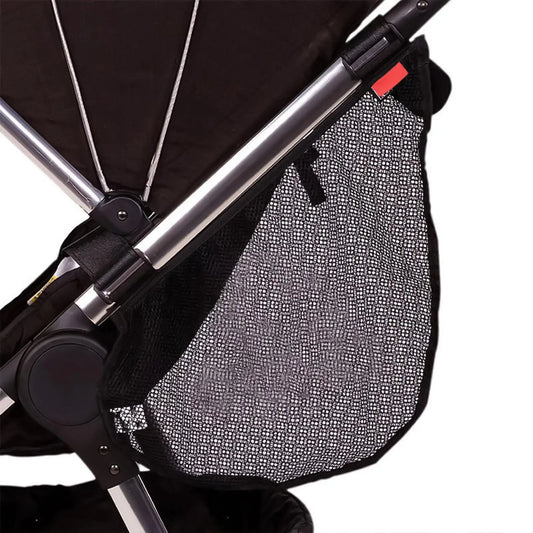 Universal Stroller Mesh Side Bag – Adjustable Non-Slip Cargo Net Stroller Organizer Bag Oasis Select