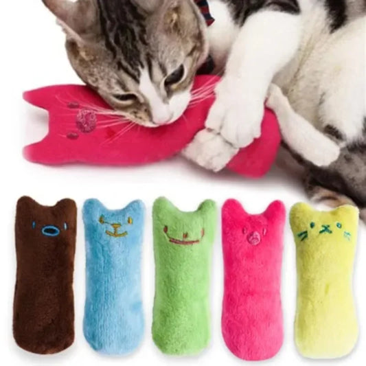 Interactive Catnip Plush Chew Toy for Cats & Kittens Cat Chew Toy Peaceful Pleasures Health and Wellness