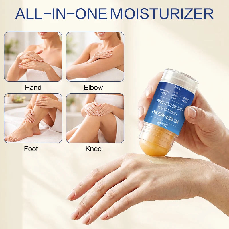 Squalane & Salicylic Acid Hand & Foot Cream for Dry Skin