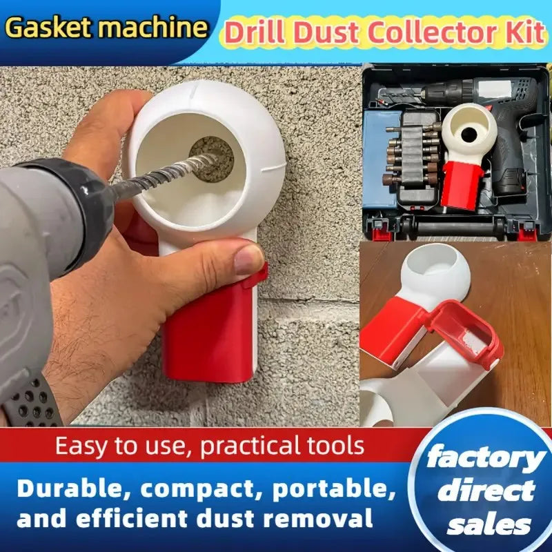 Drill Dust Collector Box – Rotating Nozzle, CE Certified Peaceful Pleasures Health and Wellness