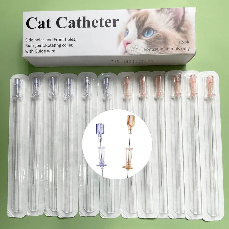 Feline Urinary Catheter with Guidewire 3Fr 4Fr – 3 or 10 Pack