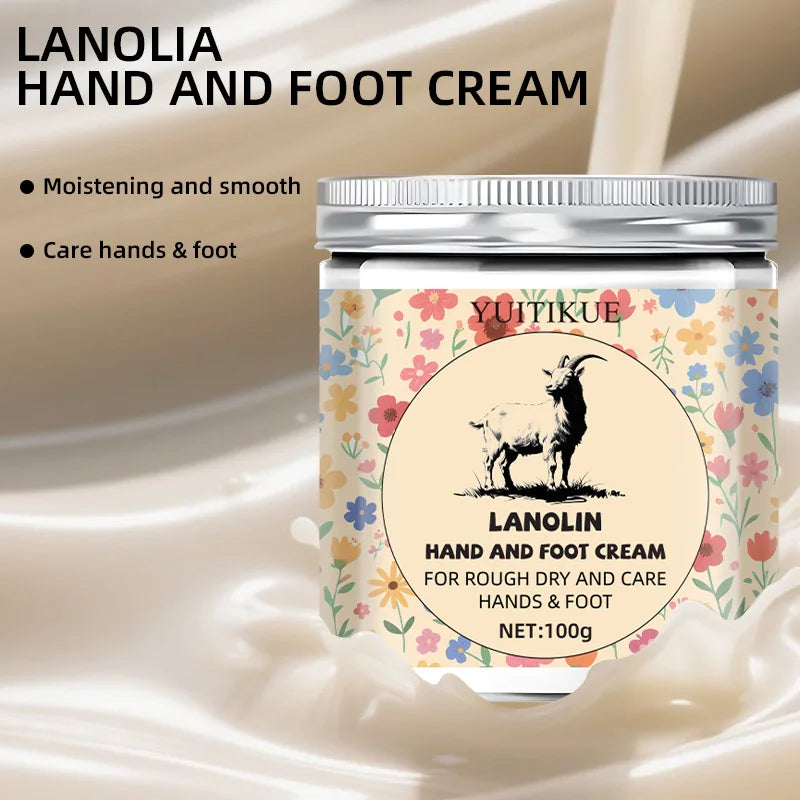 YUITIKUE Lanolin Hand & Foot Cream 100g – Deep Moisture