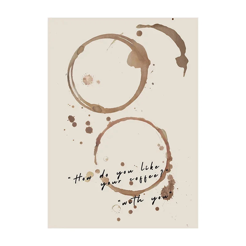Funny Coffee Diver Canvas Wall Art | Kitchen Decor Print