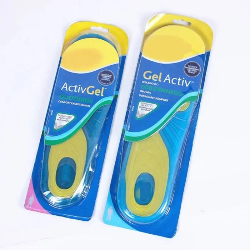 Silicone Non-Slip Gel Soft Sport Shoe Insoles Massaging Insole Orthopedic Foot Care for Feet Shoes Sole Shock Absorption Pads Peaceful Pleasures Health and Wellness