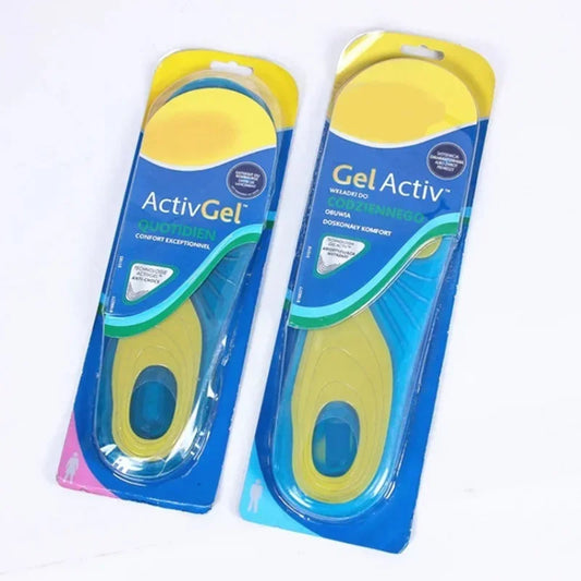 Silicone Non-Slip Gel Soft Sport Shoe Insoles Massaging Insole Orthopedic Foot Care for Feet Shoes Sole Shock Absorption Pads Peaceful Pleasures Health and Wellness