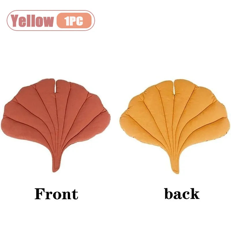 Leaf Shape Pet Mat – Thick Cotton Cat Bed & Dog Crate Pad