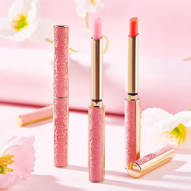 Korea Style Pink Temperature Change Lipstick Moisturizing Hydrating Color Change 1g Peaceful Pleasures Health and Wellness