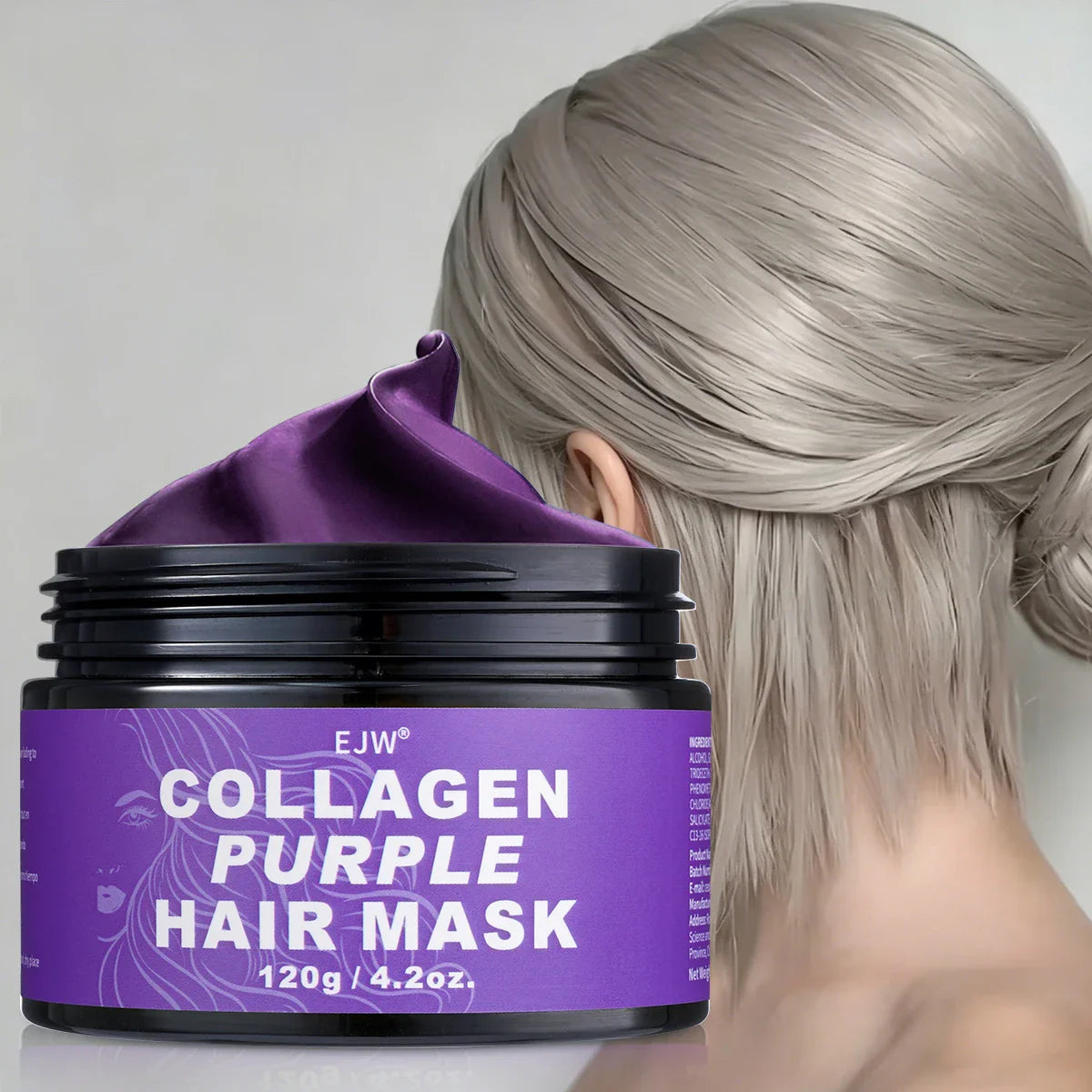 Keratin Purple Hair Mask – Toning & Deep Hydration for Blonde