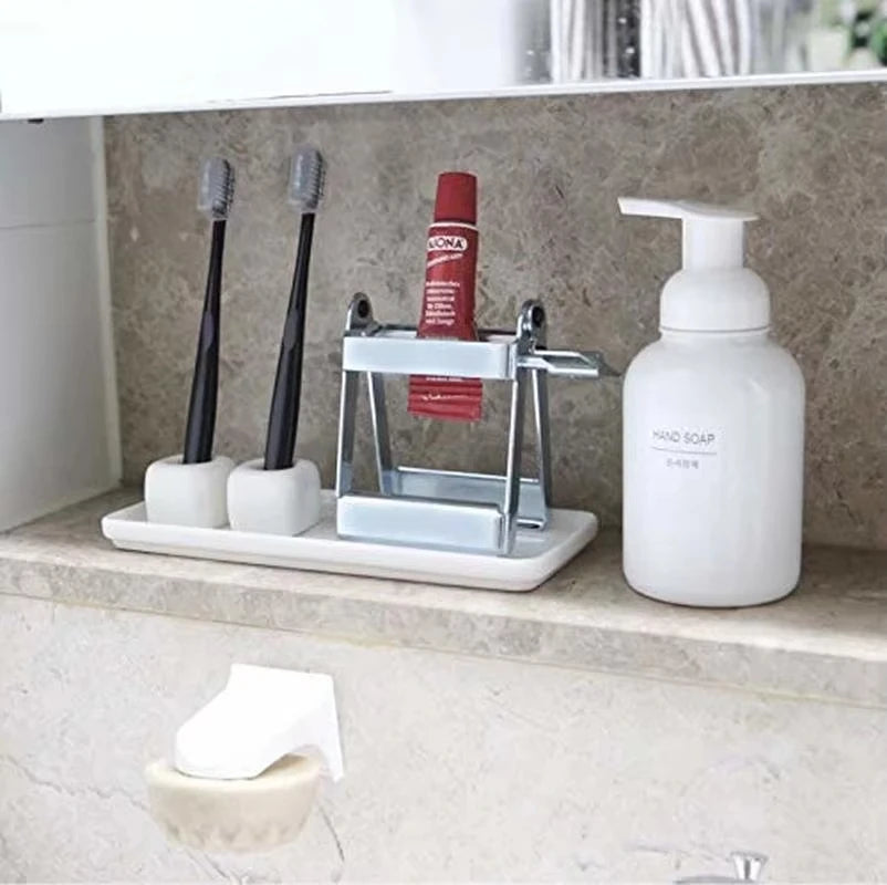 Aluminum Large and Mini Key Metal Tube Squeezer Roller Kit for Toothpaste Hand Cream Hairdressing Hair Color Dye Peaceful Pleasures Health and Wellness