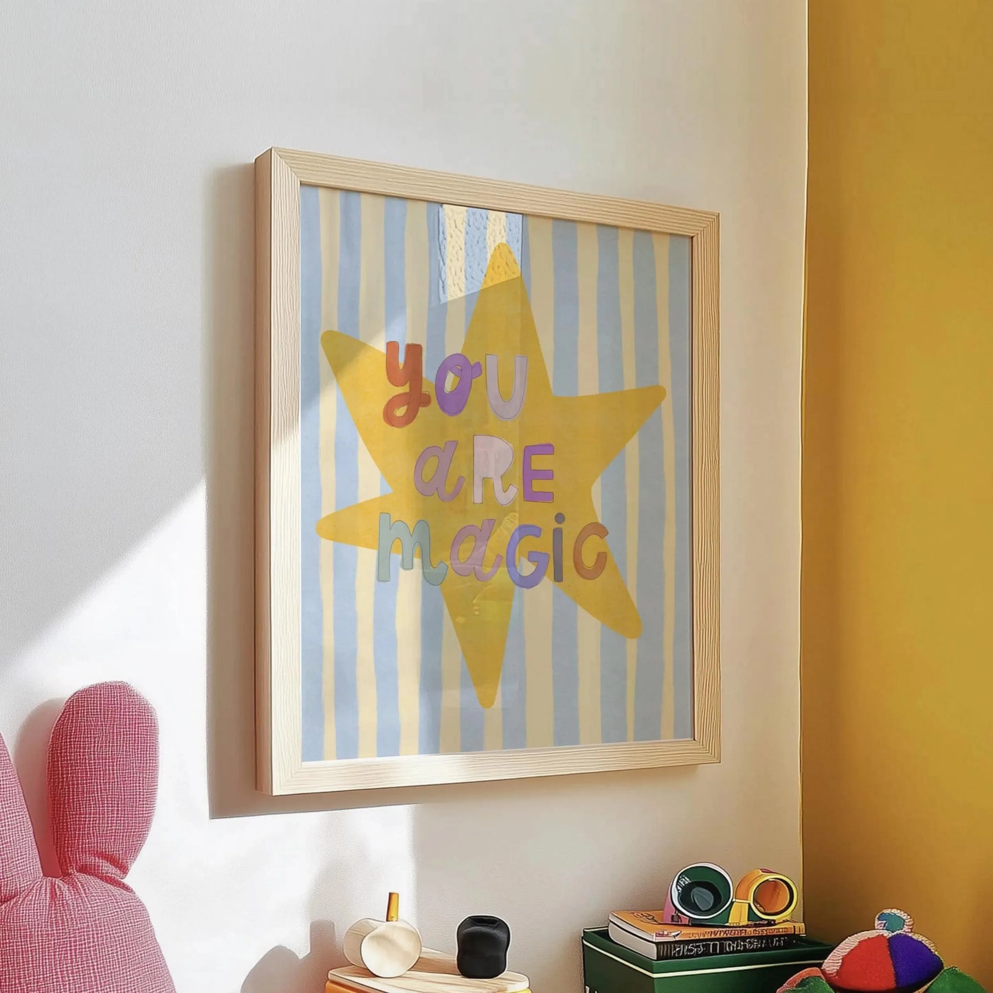 Unicorn Quote Canvas Wall Art | Nursery & Home Decor Print