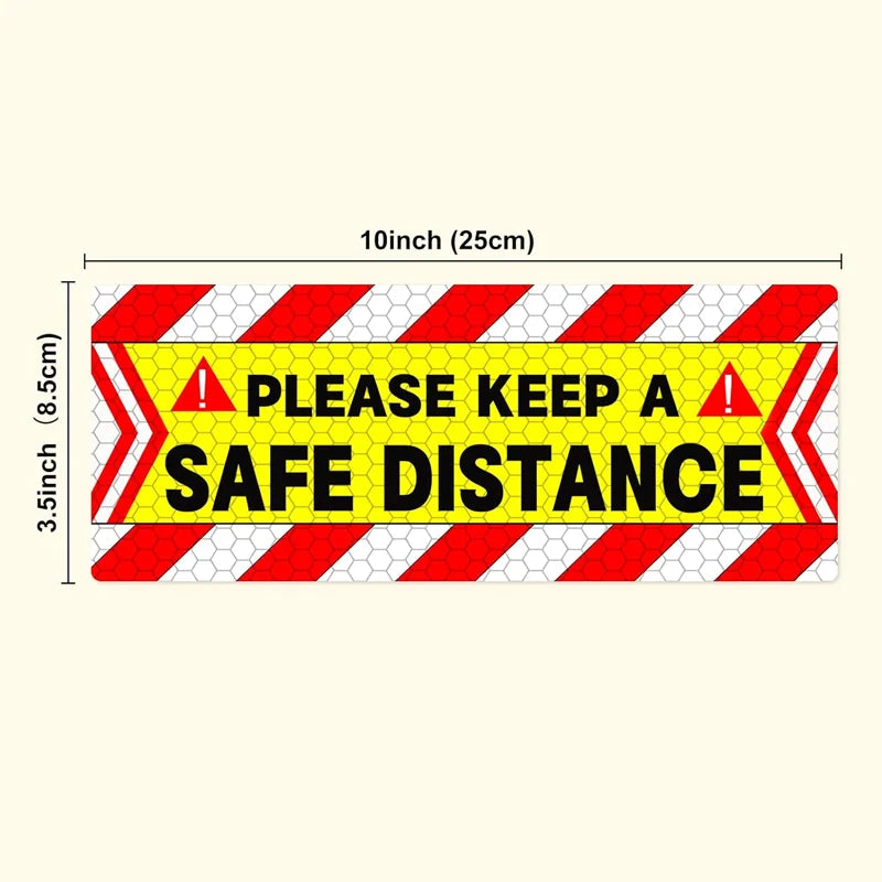Reflective Student Driver Bumper Sticker – Waterproof Warning