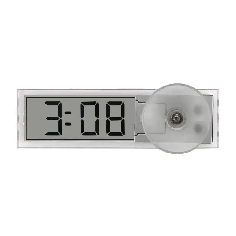 LCD Digital Thermometer Clock Car Truck Indoor Outdoor Temperature
