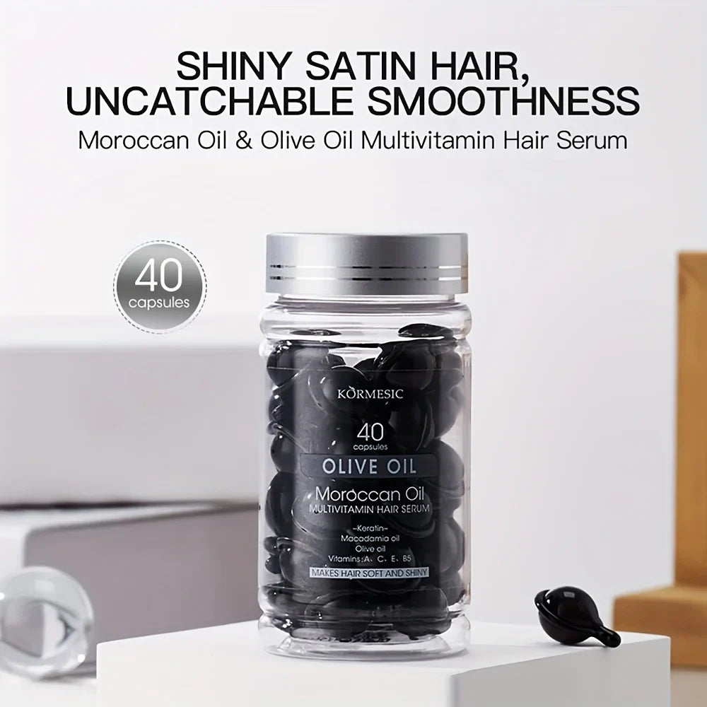 Moroccan Olive Oil Hair Capsule Essence – Moisturize & Smooth