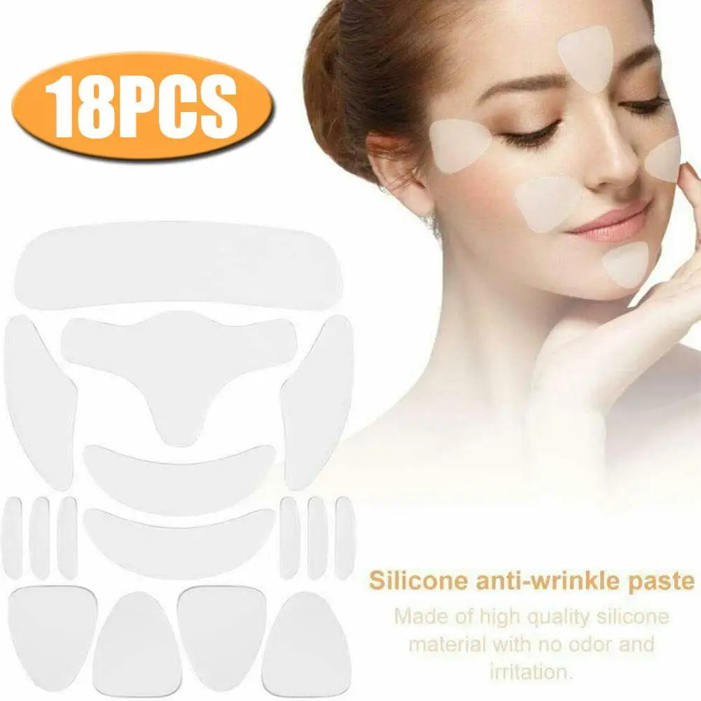Reusable Silicone Anti-Wrinkle Face Patch Set – Face, Neck, Forehead, Eye & Chest Pads Peaceful Pleasures Health and Wellness