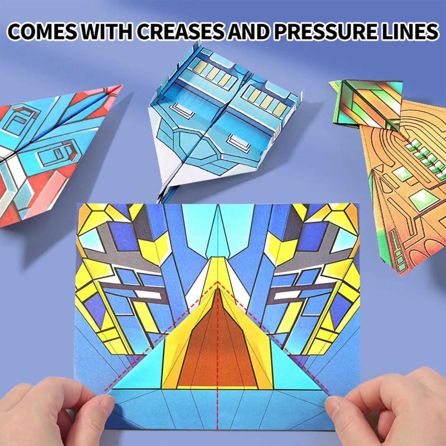 12 Patterns Paper Airplane Book, Creative STEM Toys for Kids & Adults, Perfect Gift for Birthday, Travel, Classroom & Home Peaceful Pleasures Health and Wellness
