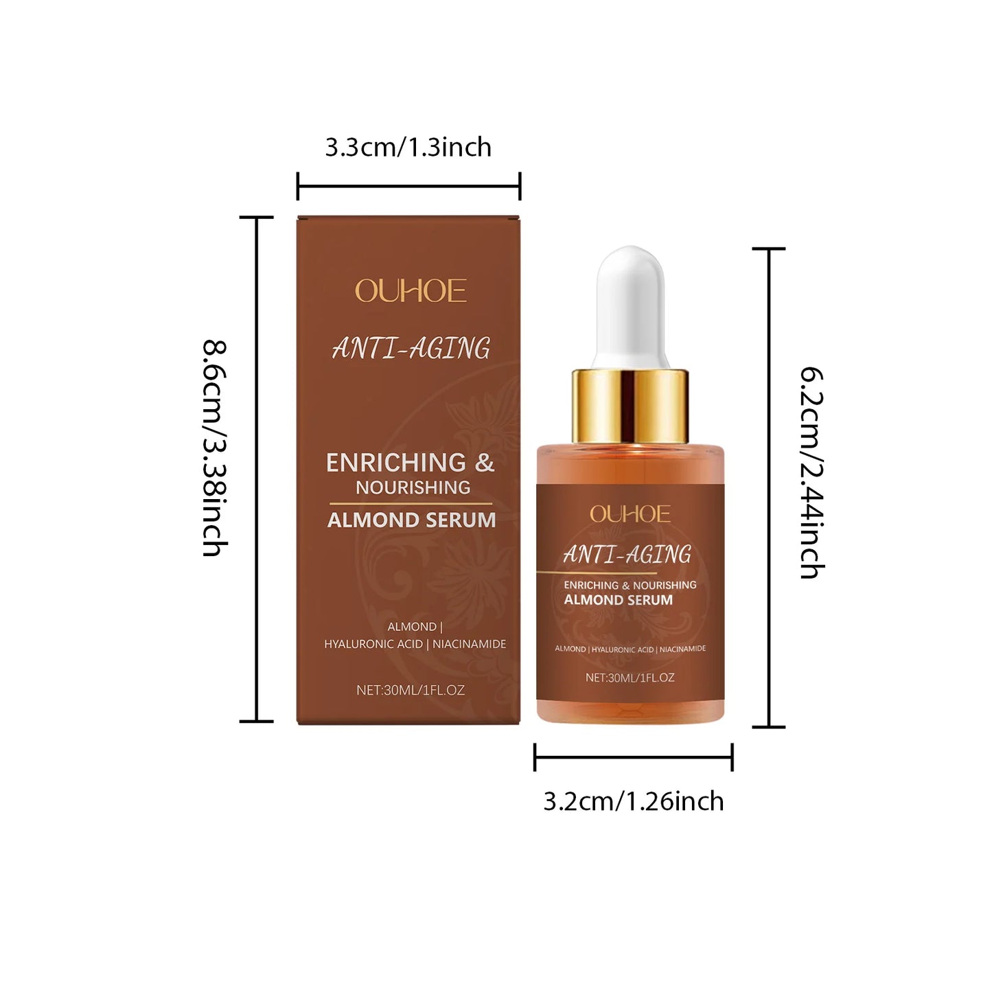 Almond Face Serum – Brightening, Firming & Hydrating