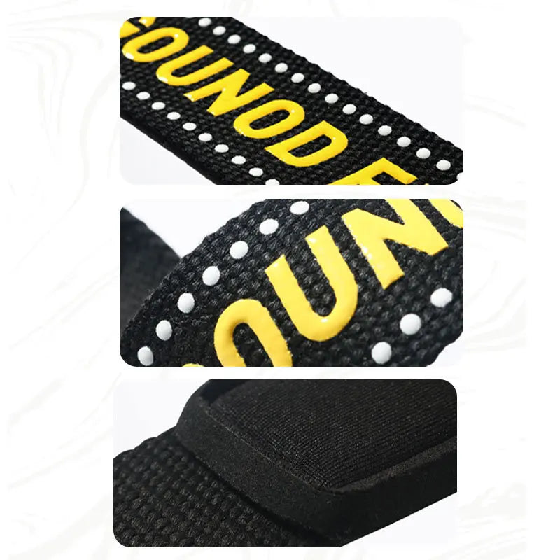New sports assist belt with silicone anti-slip grip for fitness, resistance training, pull-ups, and deadlifts. Peaceful Pleasures Health and Wellness