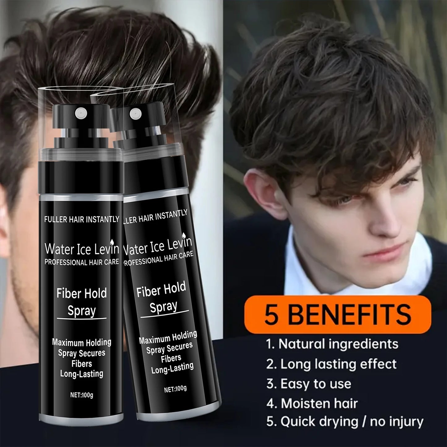 Fiber Spray 100ml – Volume & Texture for All Hair Types