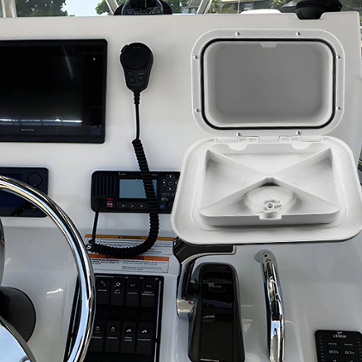 Marine Boat Embedded Storage Box ABS | Fishing Gear Organizer