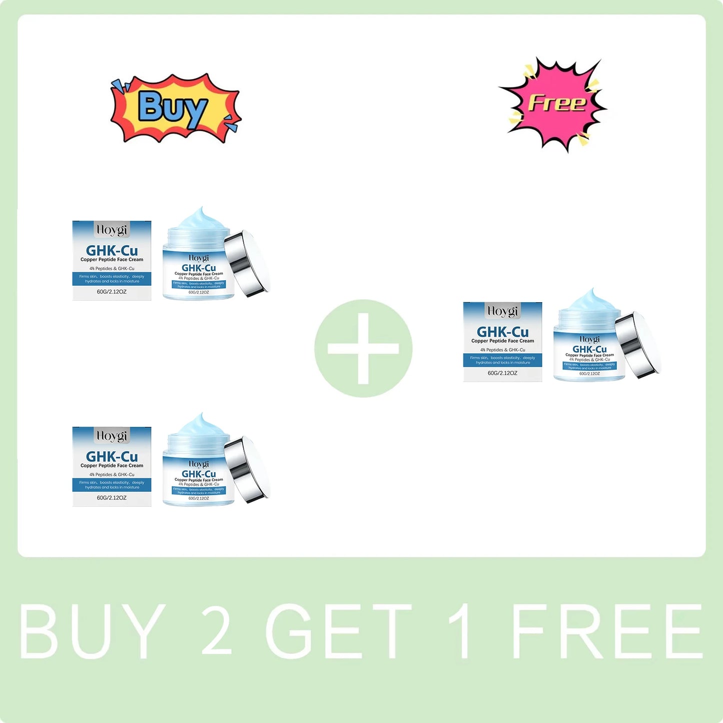 4 % Ghk-Cu Copper Peptide Cream Copper Peptide Face Cream Boost Elasticity Strengthen Skin Barrier Nourishing Firming Skin Care Peaceful Pleasures Health and Wellness Buy 2 Get 1 Free