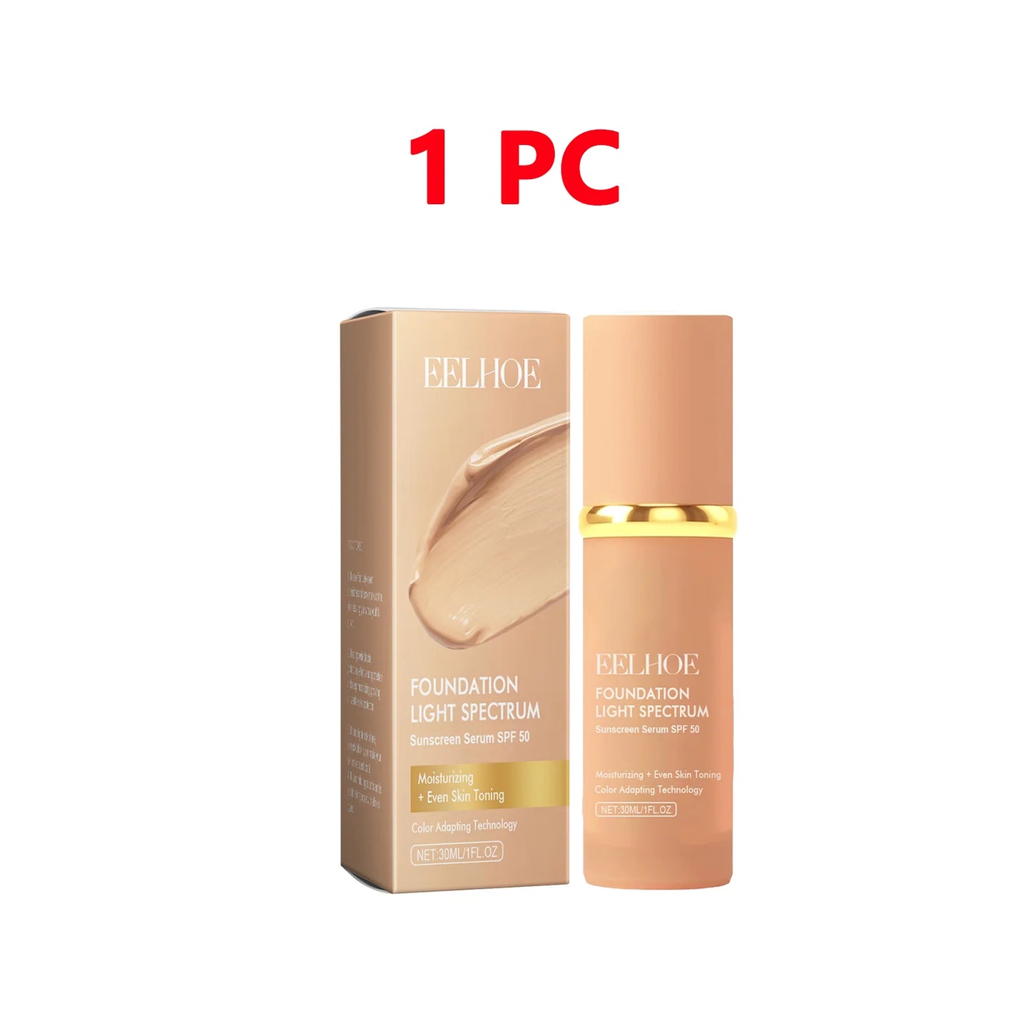 Eelhoe Color Changing Foundation SPF 50 – 4-in-1 Concealer
