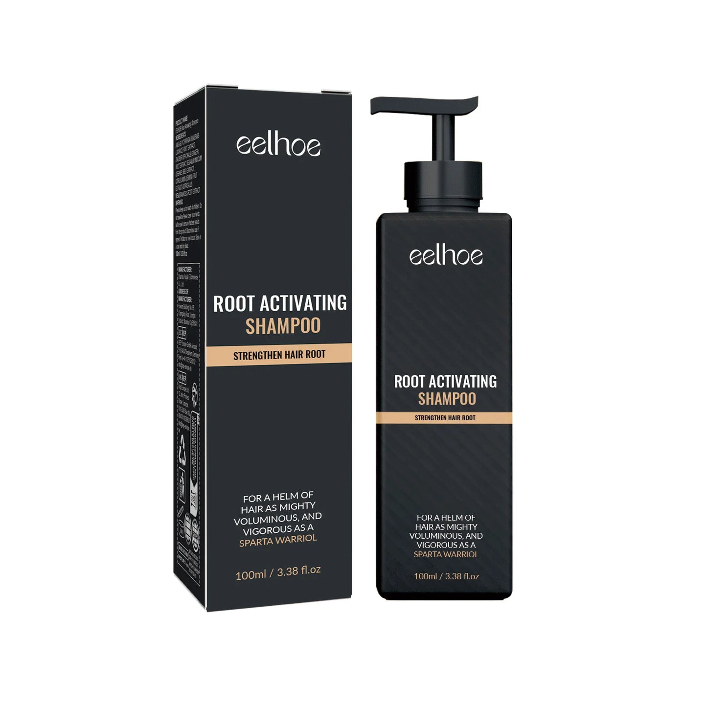 EELHOE Root Activating Shampoo – Reduce Hair Loss & Grow Hair Growth Shampoo Peaceful Pleasures Health and Wellness 100ml Boxed