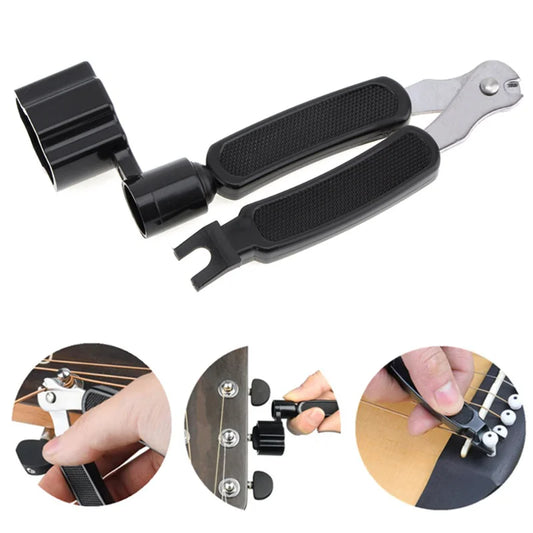 Wooden Guitar String Changing Tool Installation Cutter Winding Peaceful Pleasures Health and Wellness