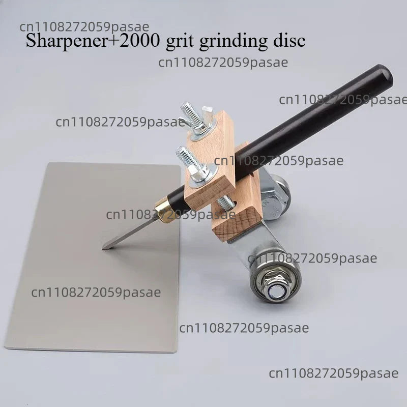 Diamond Knife Sharpener Set – Discs, Holder & Carving Tools