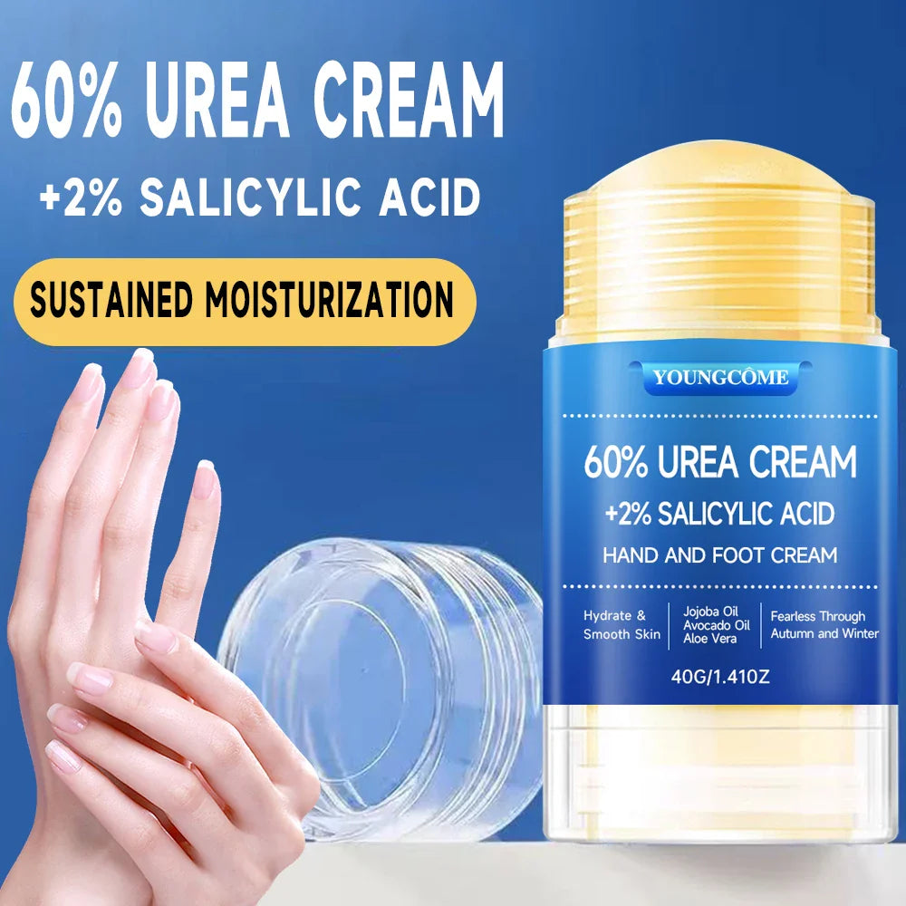 Urea 60% Foot & Hand Cream with Salicylic & Hyaluronic Acid