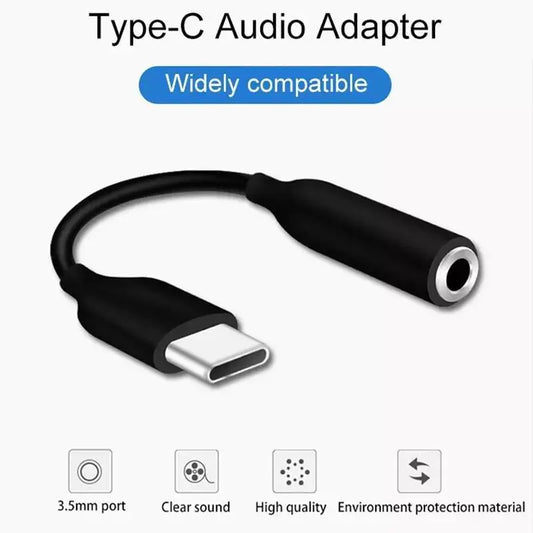 USB-C to 3.5mm Headphone Jack Adapter | Audio Converter Audio Jack Adapter Peaceful Pleasures Health and Wellness
