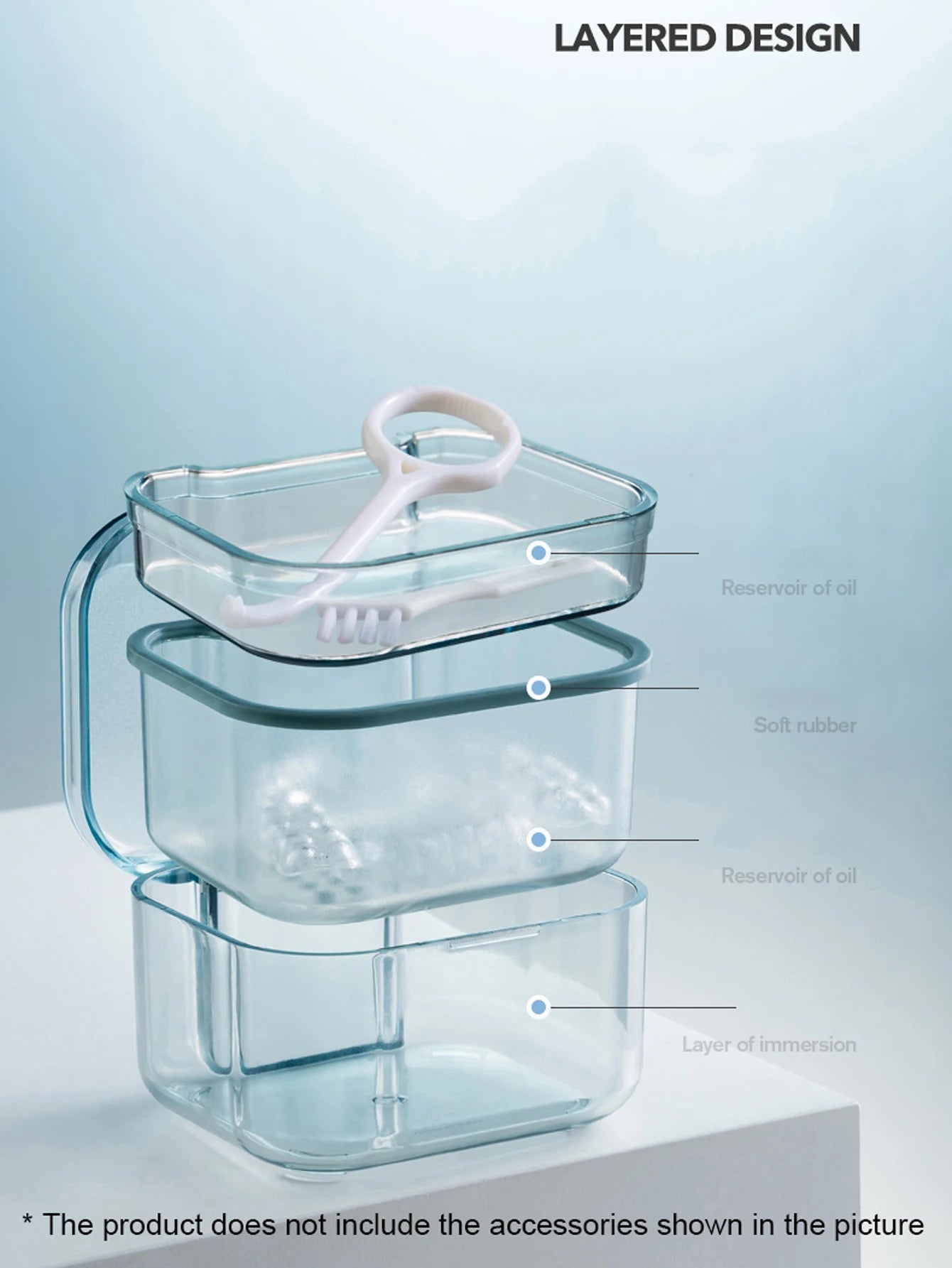 1PCS Portable Invisible Braces Box For Storing Orthodontic Appliances Braces Ceaning Box and Storage Box Peaceful Pleasures Health and Wellness