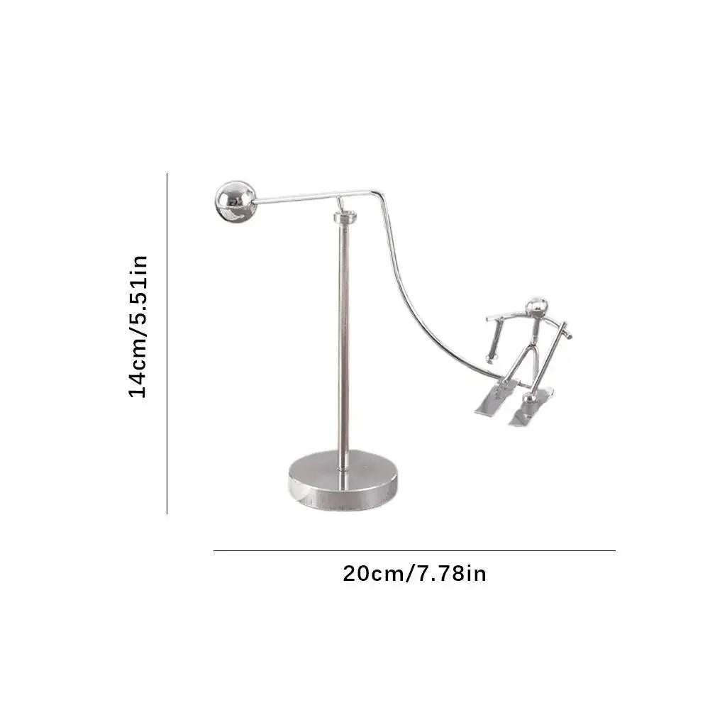 Ferris Wheel Perpetual Motion Apparatus Creative Rotating Simple Newton Pendulum Ball Physical Magnetic Balance Wobbler Gifts Peaceful Pleasures Health and Wellness