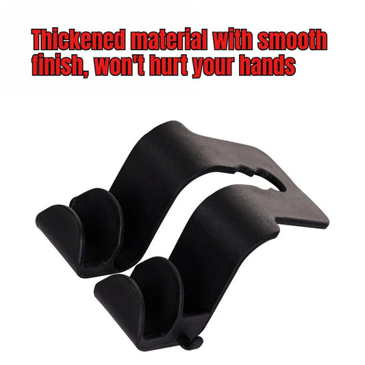 2/4Pcs Car Headrest Hooks Hanger for Bags Seat Back Organizer Holder Clips Auto Fastener Hooks Car Storage Interior Accessories Peaceful Pleasures Health and Wellness
