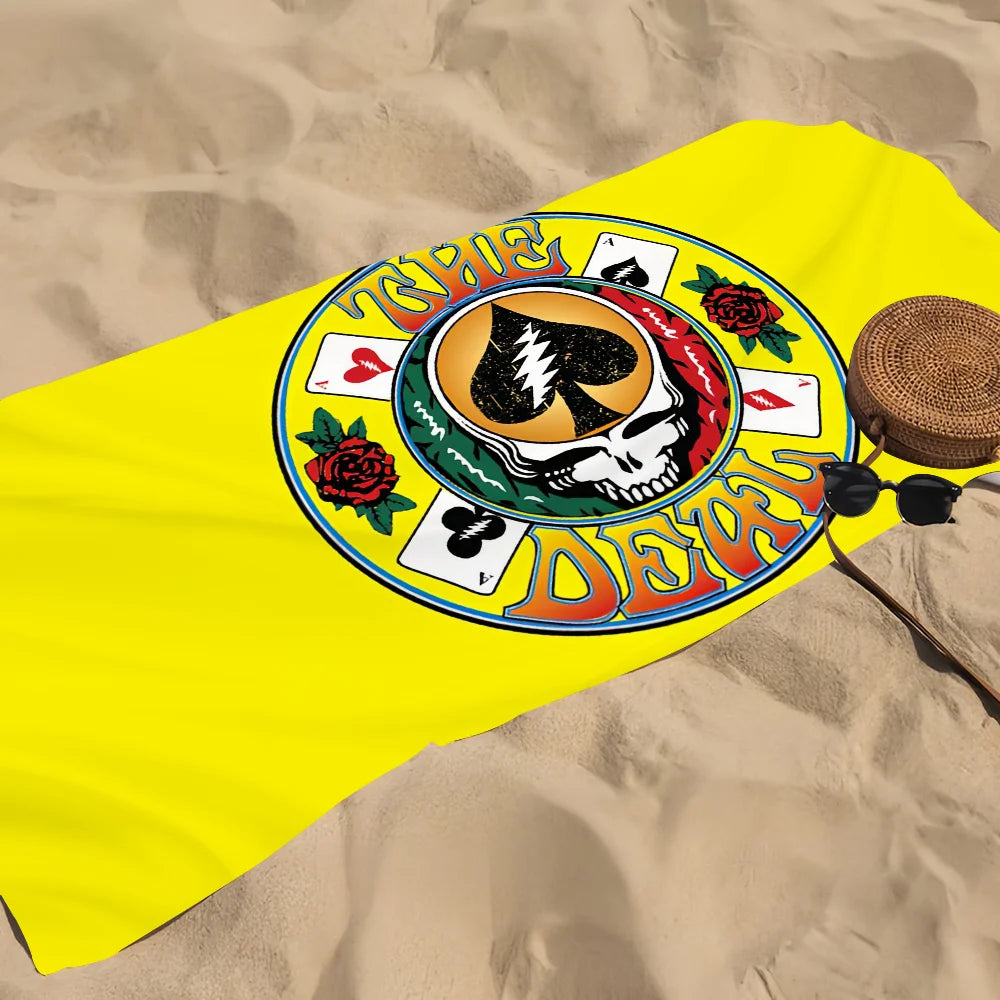 Grateful Dead Beach Towel | Quick-Dry Sports & Travel Quick-Dry Beach Towel Peaceful Pleasures Health and Wellness