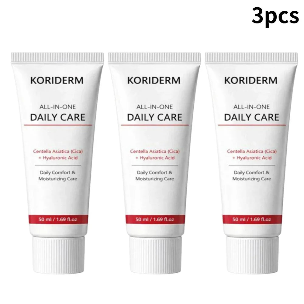Centella Asiatica Face Cream Nourish Dry Skin Smoothing Rejuvenation Strengthen Barrier Non Irritating Cream Facial Moisturizer Peaceful Pleasures Health and Wellness 3PCS