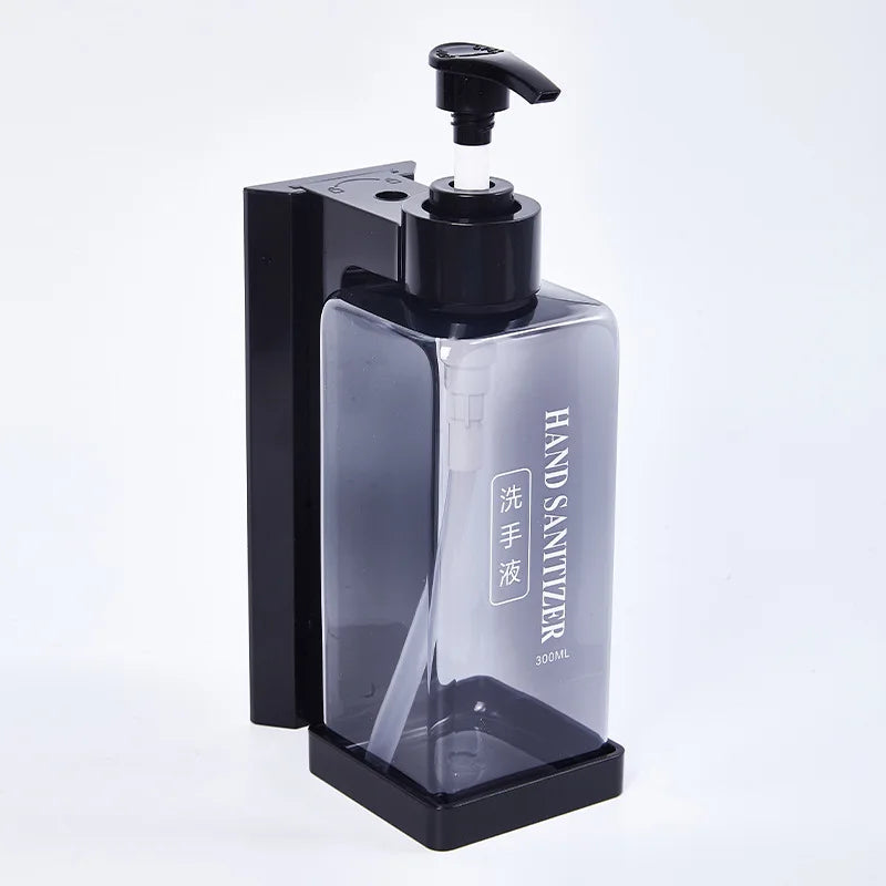 300ml Hotel Wall Mounted Soap DispenserSet,Refillable Shampoo And Conditioner Dispenser,for Bathroom Supplies Hotel Shower Peaceful Pleasures Health and Wellness Transparent-A