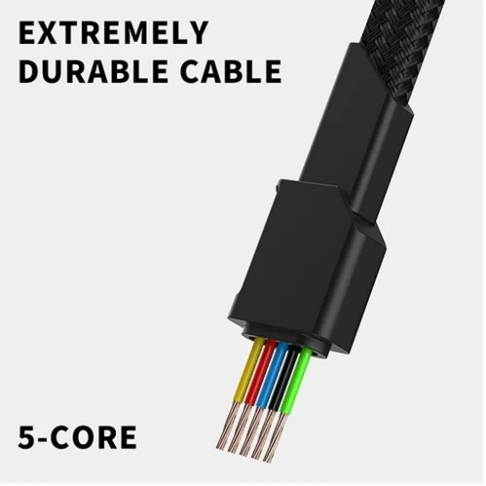 4-in-1 Keychain Charging Cable 60W USB-C | iPhone & Android