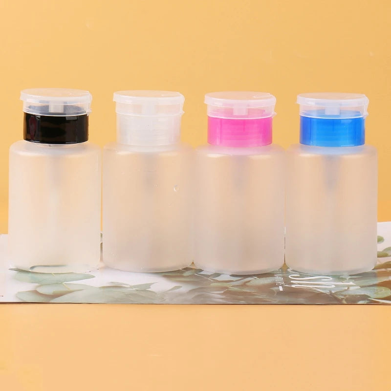 Refillable Press Pump Dispenser Bottle | Nail Remover 60/150ml