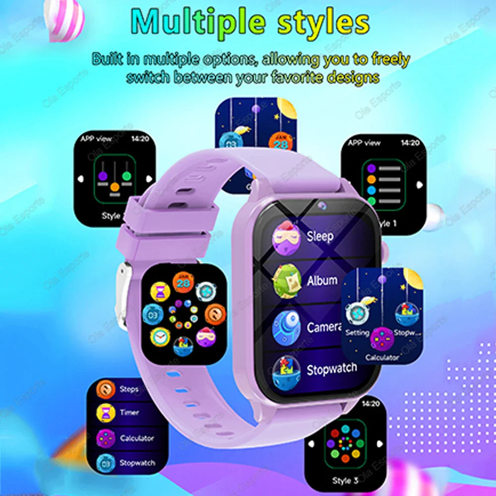 Kids Smart Watch – 18 Games, Pedometer & Sleep Tracker