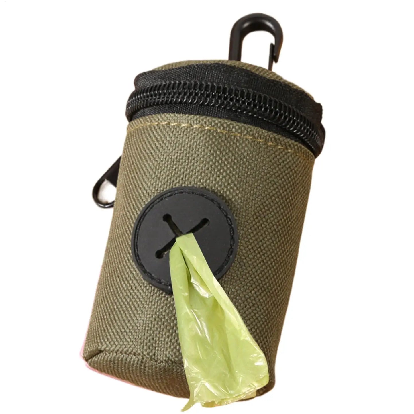 Portable Dog Poop Bag Dispenser & Holder with Clip