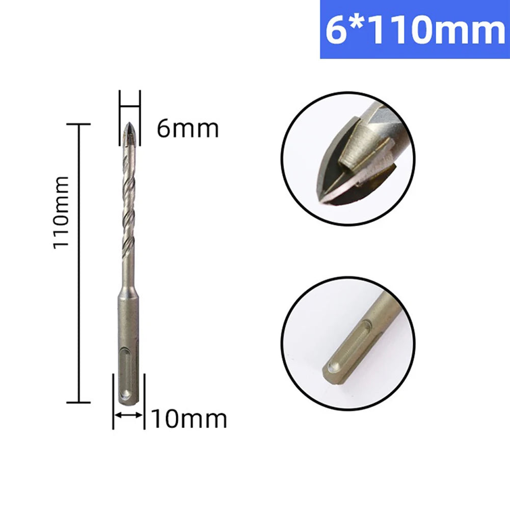 Tile Porcelain Drill Bits Alloy Steel SDS Shank Carbide Ceramic Stone