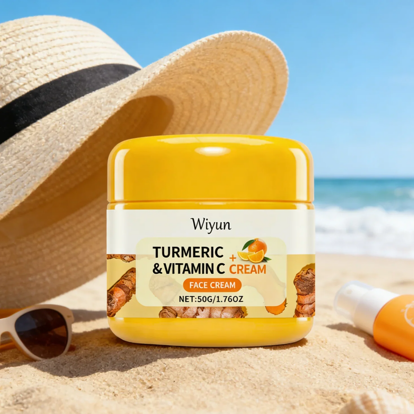 Turmeric Vitamin C Face Cream – Brighten & Fade Dark Spots