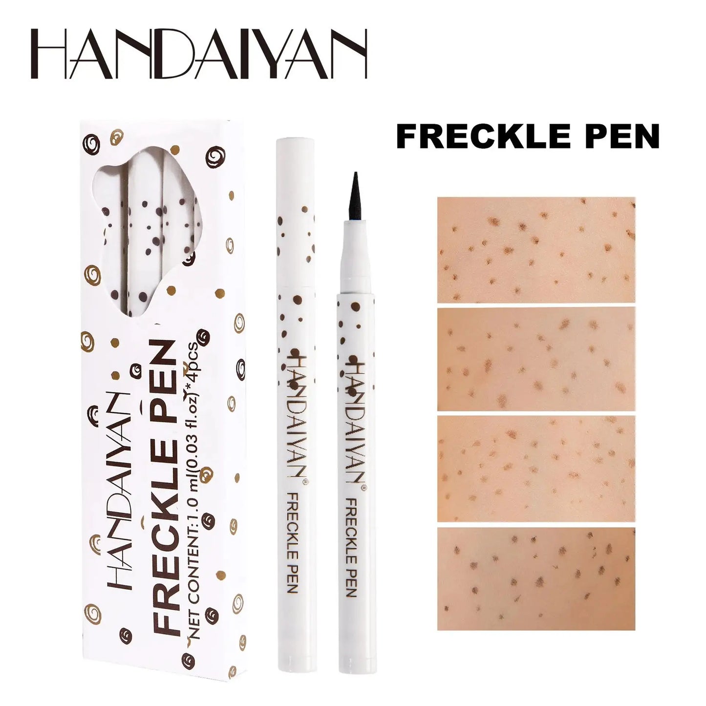 Handaiyan Fake Freckle Pen Set 4PCS – Waterproof Sun-Kissed
